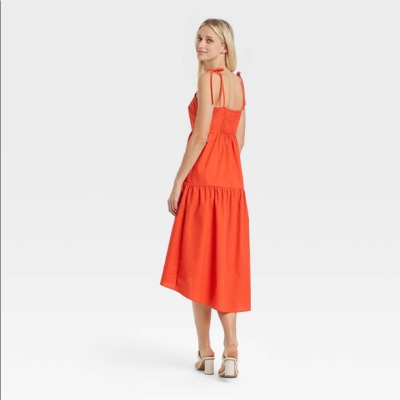 Women’s size large sleeveless Hilow who what wear dress red - Picture 4 of 6